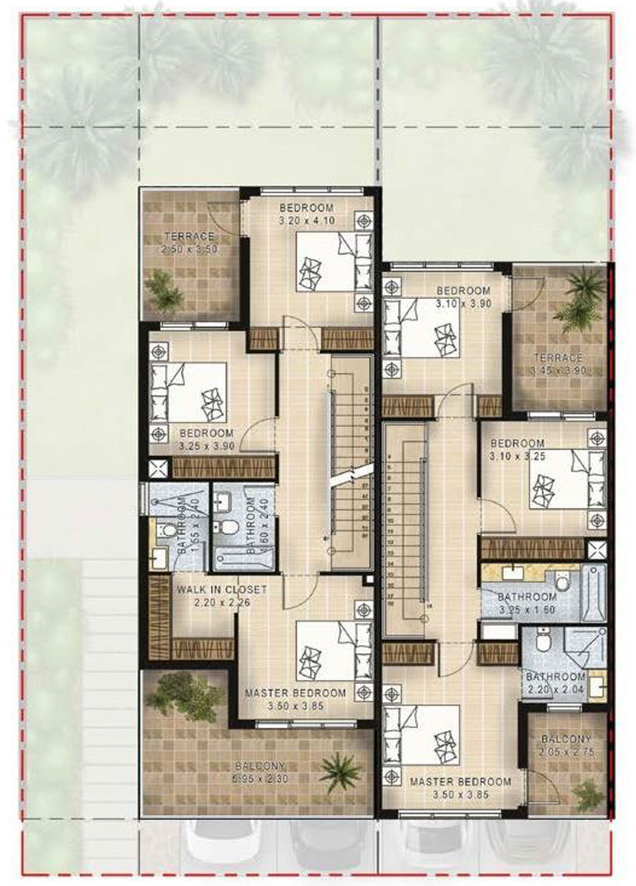 Greenwoods Residential Villas at Damac Hills - Floor Plan