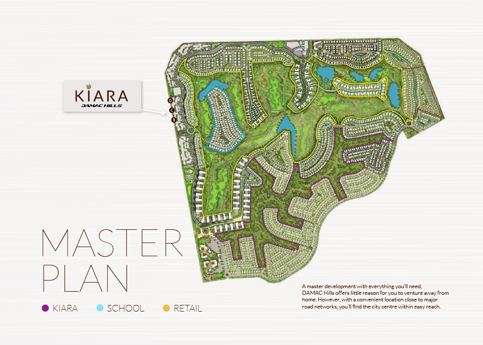 Kiara Apartments at Damac Hills masterplan